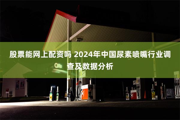 股票能网上配资吗 2024年中国尿素喷嘴行业调查及数据分析