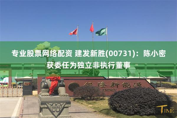 专业股票网络配资 建发新胜(00731)：陈小密获委任为独立非执行董事
